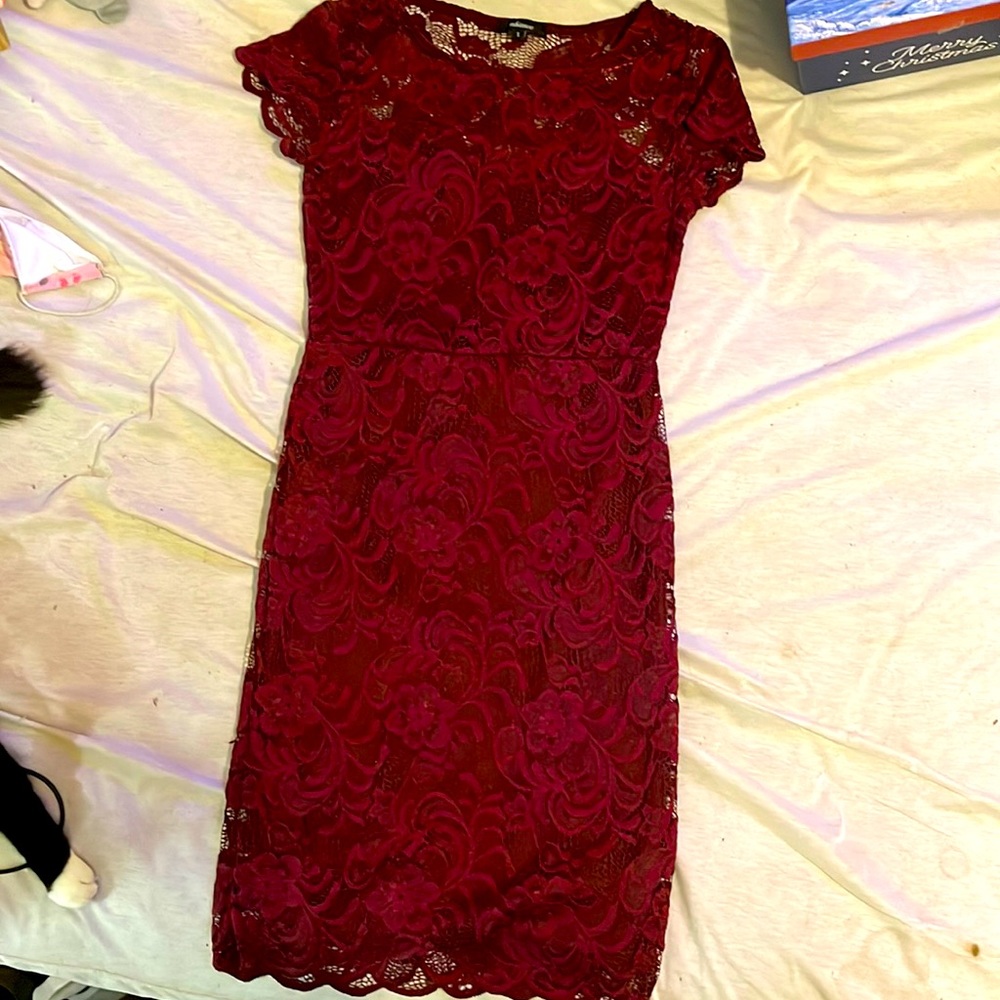 Beautiful maroon dress